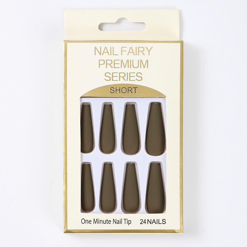 Wholesale Long Matte Frosted Ballerina Manicure